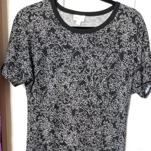 LuLaRoe black and white Maria NWOT